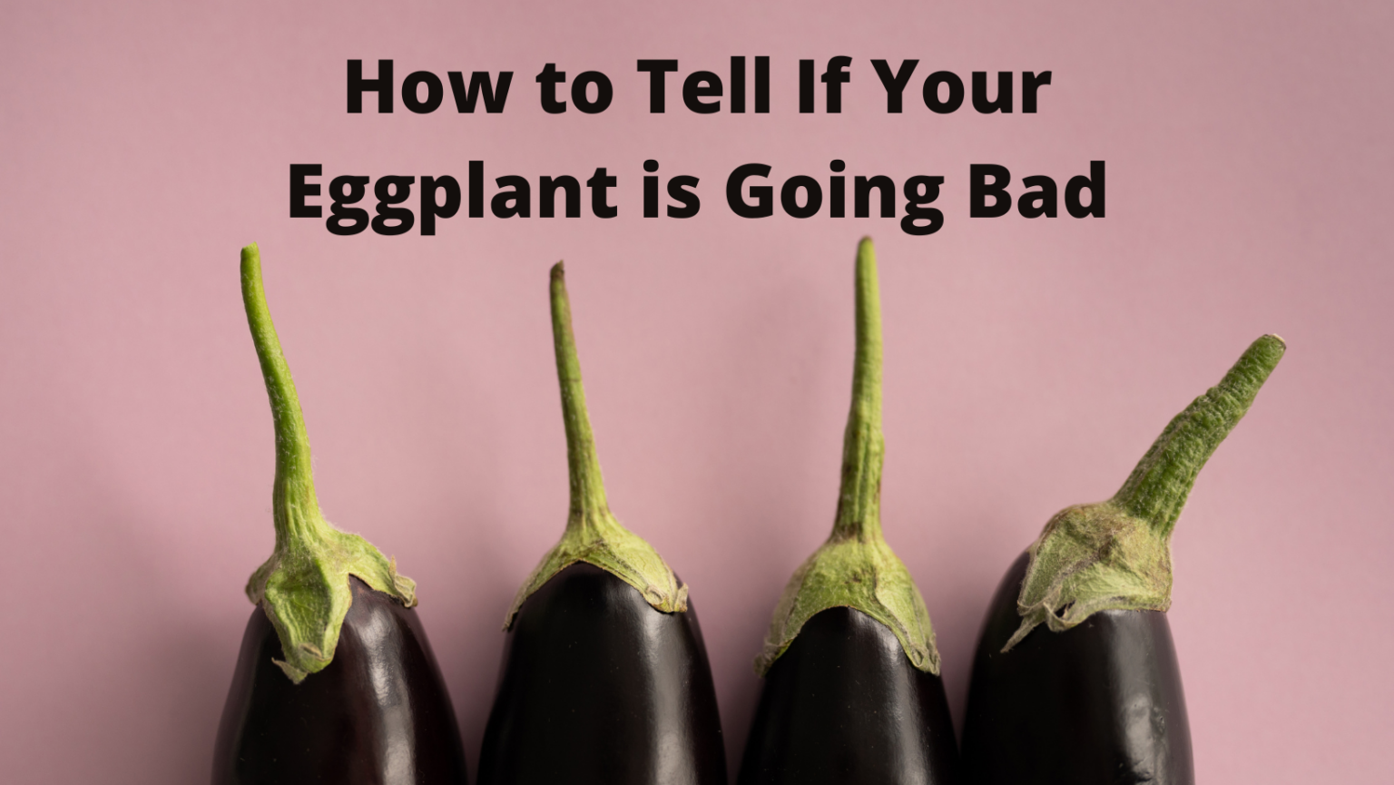 How to Tell If Your Eggplant is Going Bad by Looking at the Color on