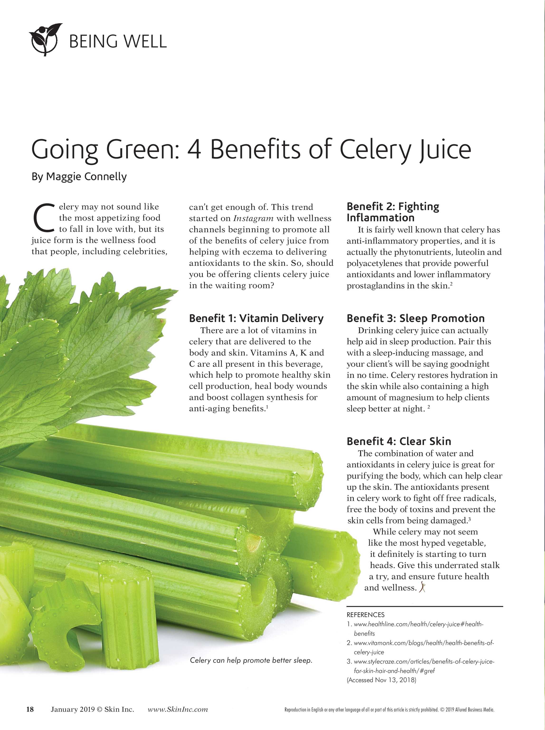 Celery Juice Benefits For Hair