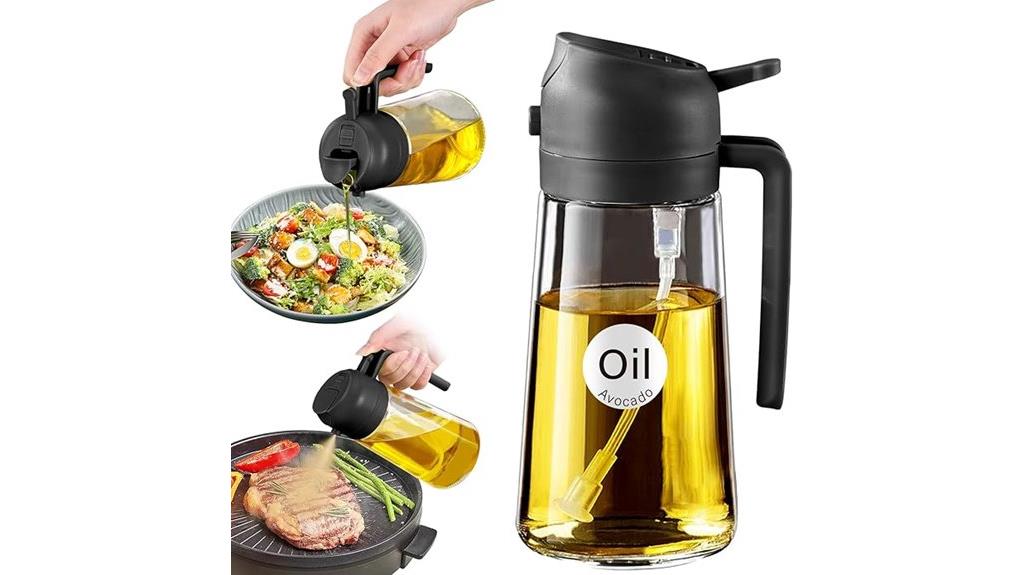 16oz glass olive oil sprayer
