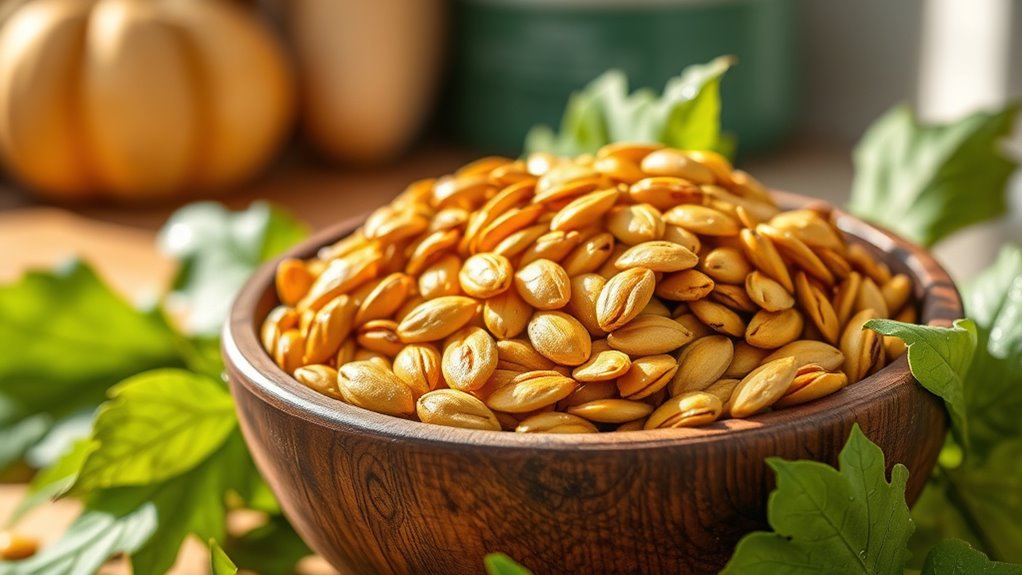add pumpkin seeds daily