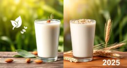 almond vs oat milk
