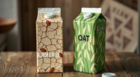 almond vs oat milk