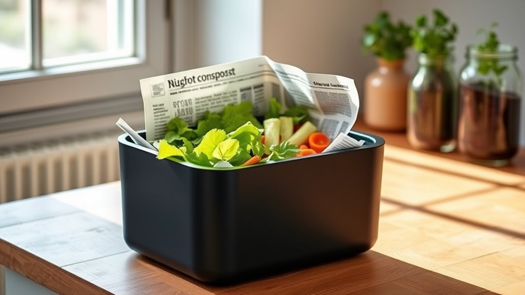 apartment kitchen composting basics