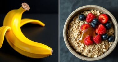 banana versus oats energy