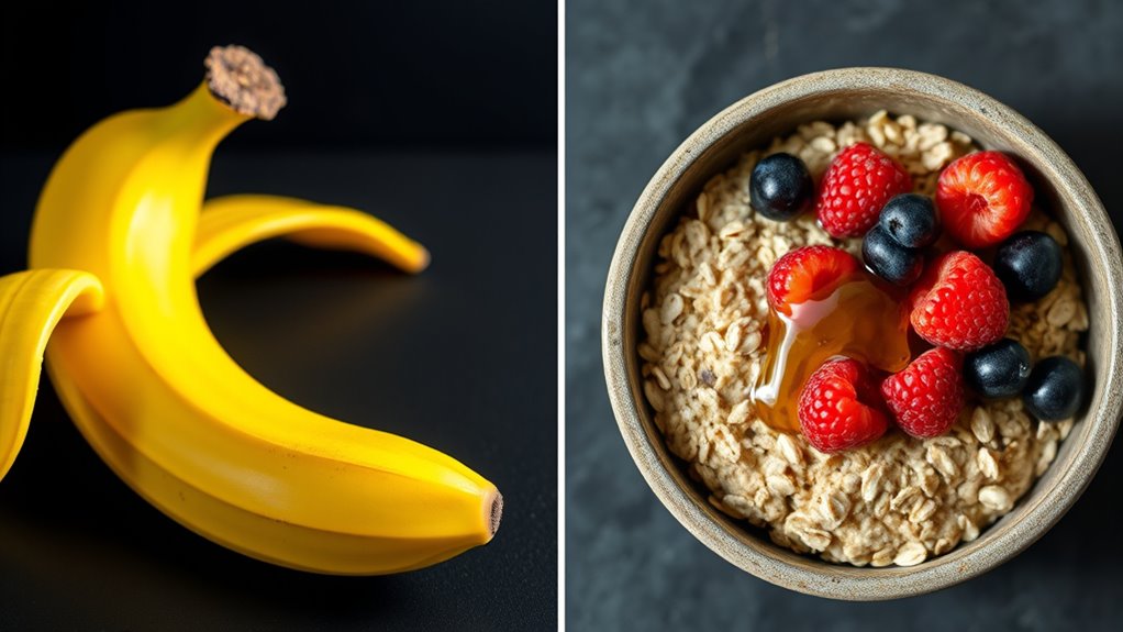 banana versus oats energy