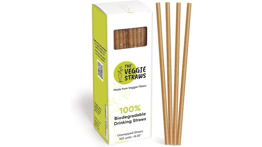 biodegradable vegetable fiber straws