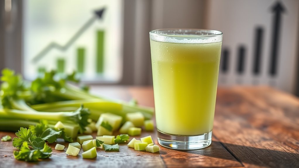 celery juice lowers cholesterol