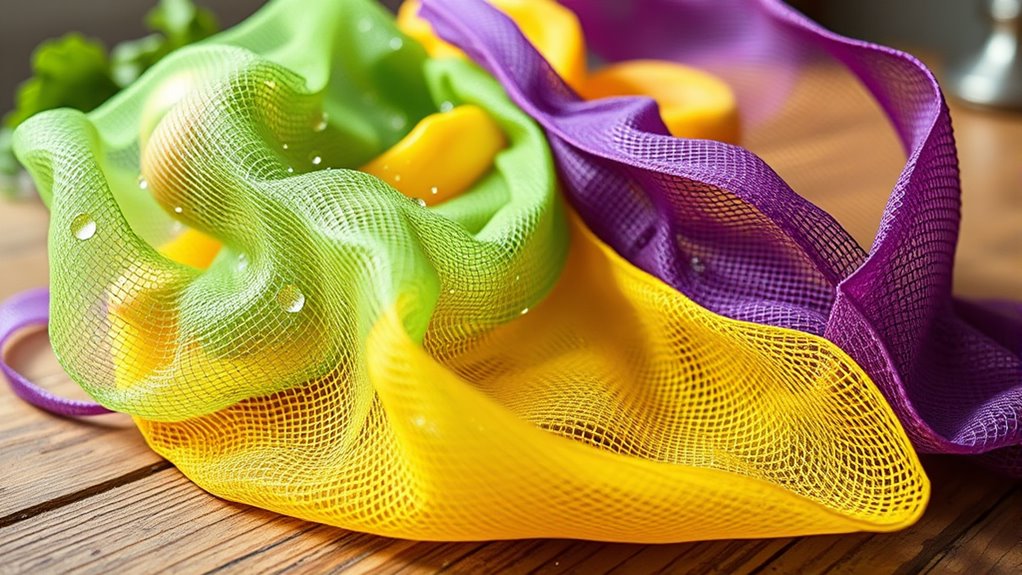 cleaning reusable produce bags