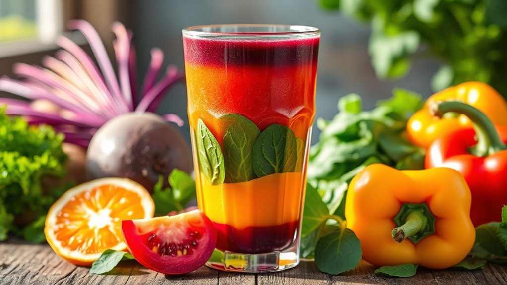 colorful juices support health
