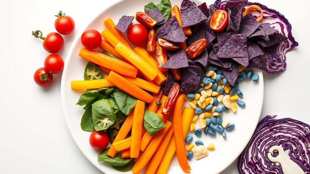 colorful plates enhance mindful eating