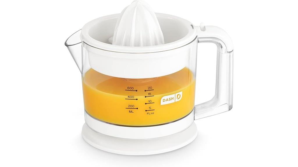 compact citrus juice extractor