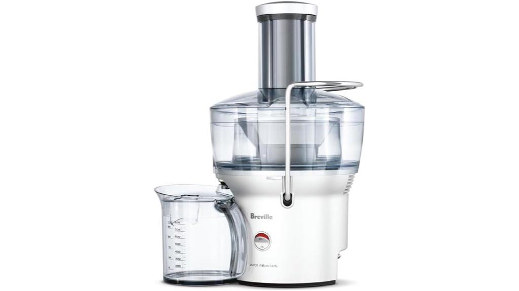compact silver juice extractor