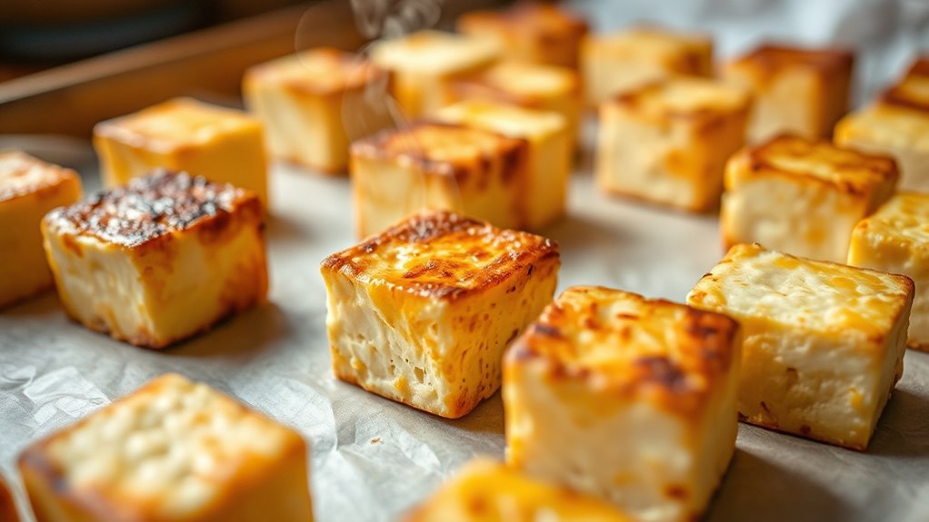crispy oven baked tofu