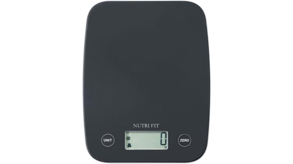 digital food scale capacity