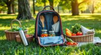 eco friendly backpack picnic