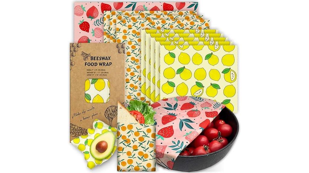 eco friendly beeswax wraps