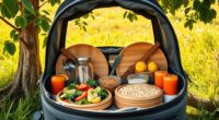 eco friendly picnic meal
