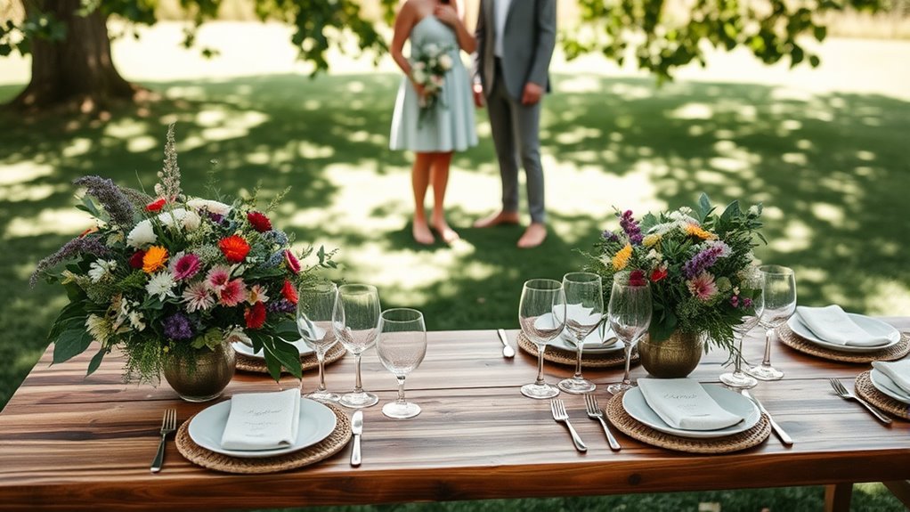 eco friendly vegan wedding planning