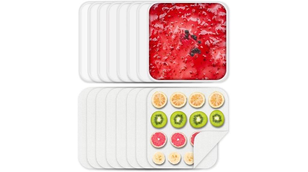 eight piece silicone dehydrator set