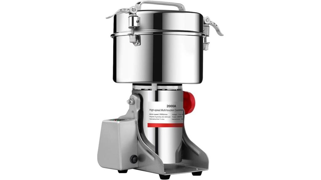 electric grain grinder capacity