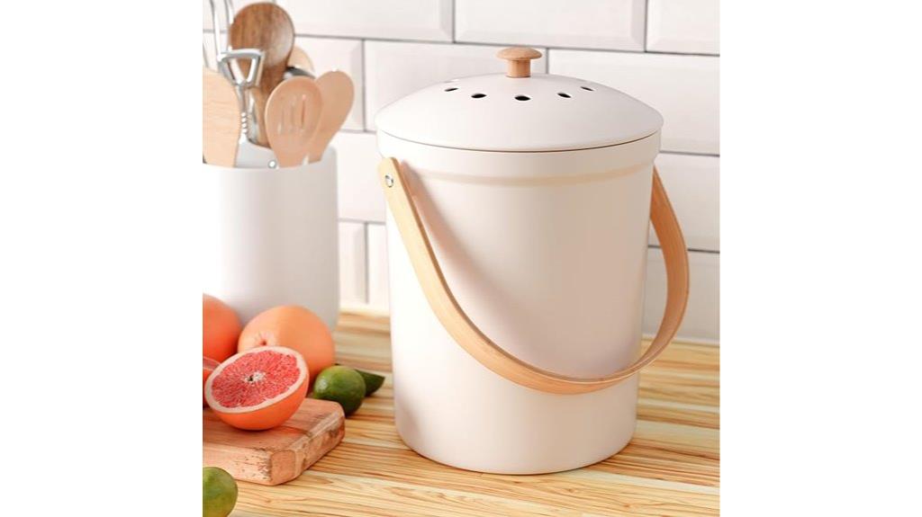 elegant odor proof compost container