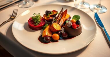 elegant vegan dinner menu