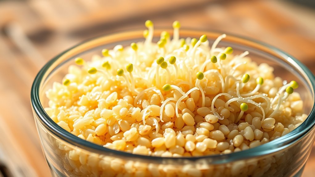 enhance nutrients through sprouting