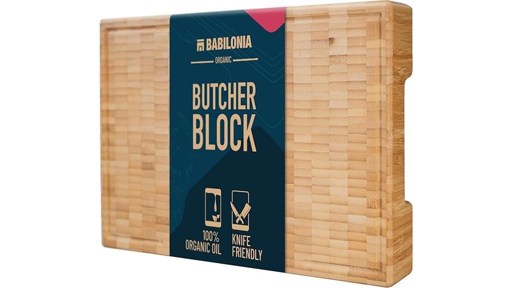 extra thick bamboo cutting board