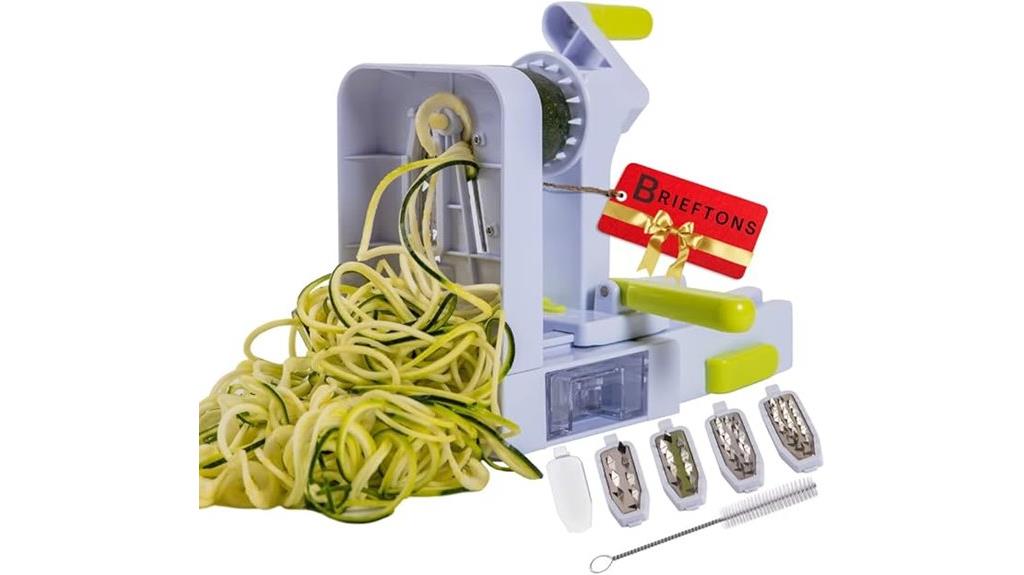 five blade vegetable spiralizer