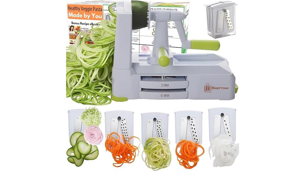 five blade veggie spiralizer