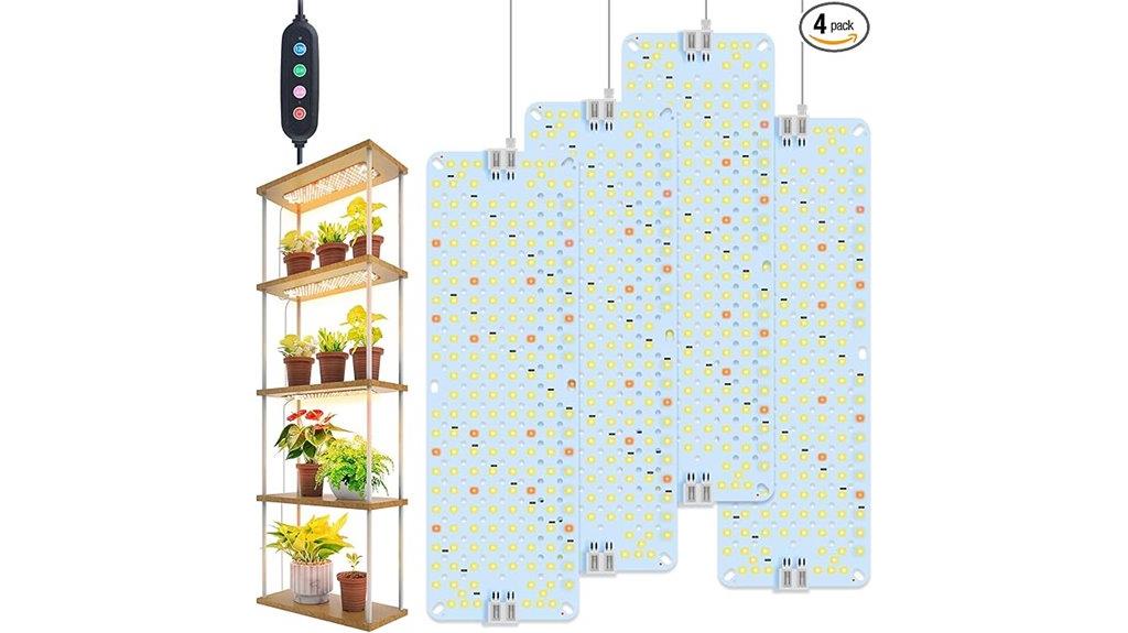 four grow lights pack