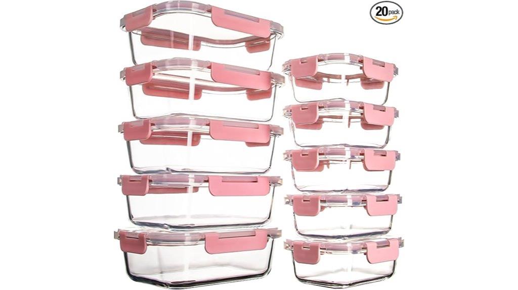 glass containers with lids