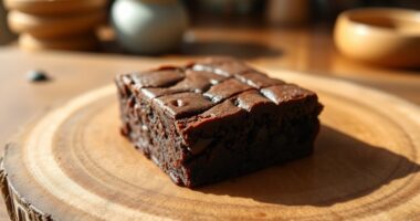 gluten free oil free fudgy brownie