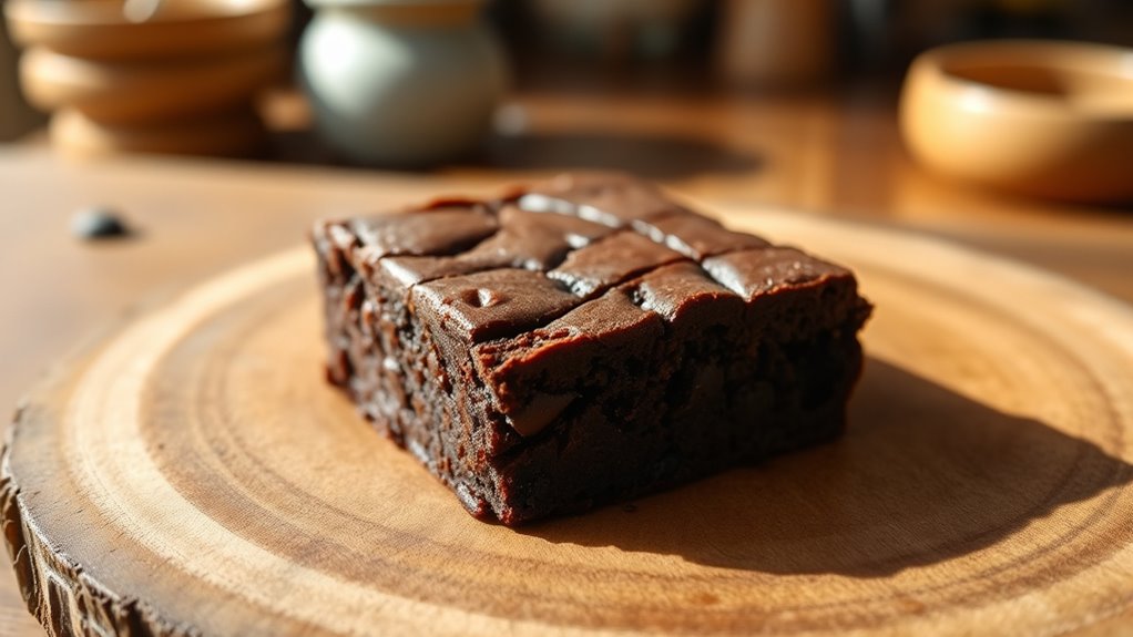 gluten free oil free fudgy brownie