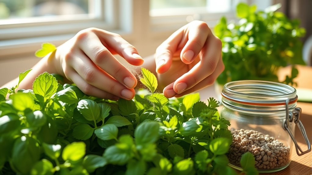 grocery herb seed saving