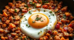 hearty tempeh breakfast skillet
