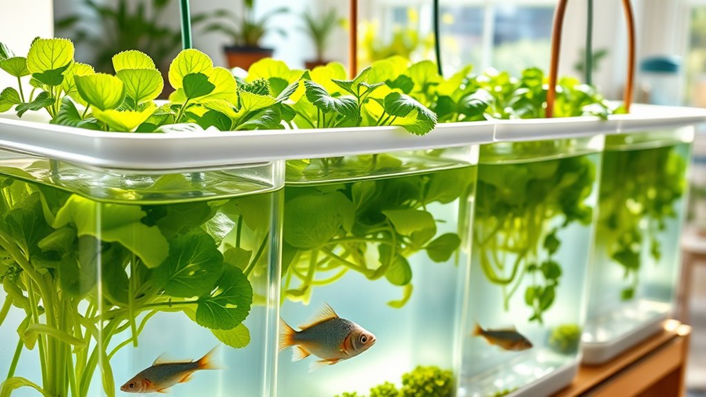 home aquaponics water savings