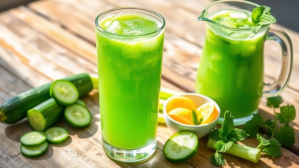hydrating nutrient rich detox beverage