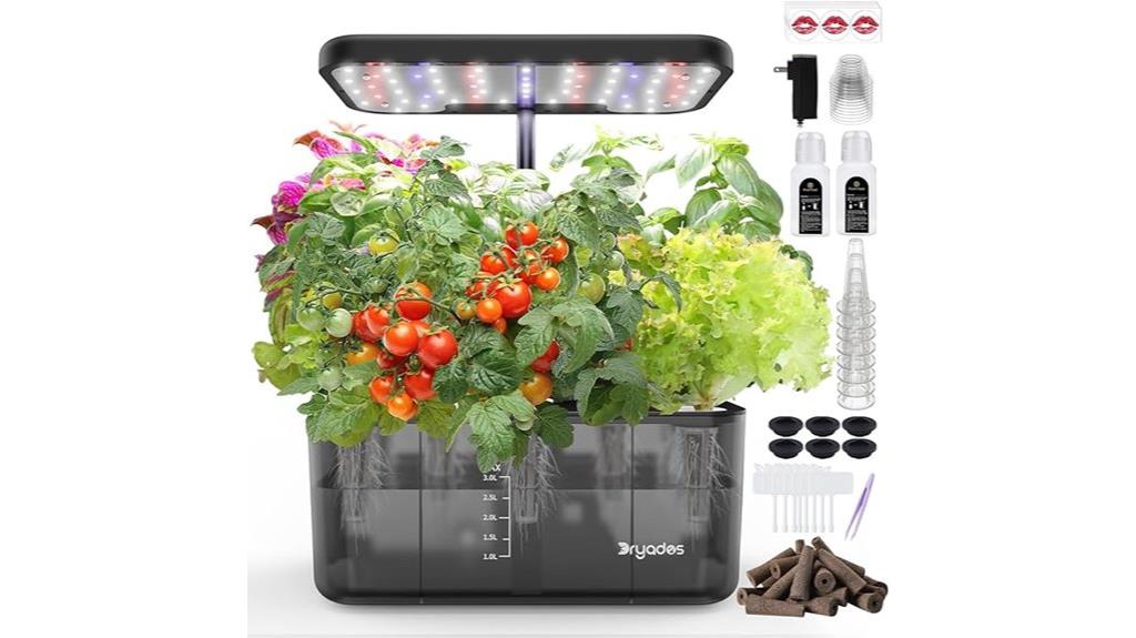 indoor hydroponic gardening system