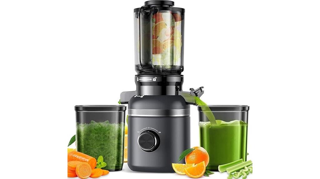 large feeding chute juicer