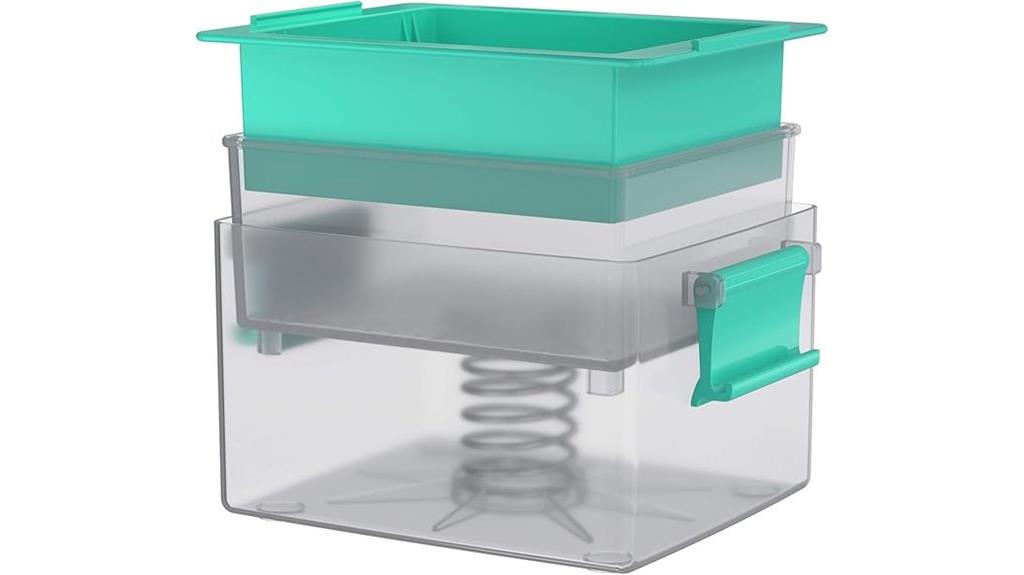 large tofu press with drip tray