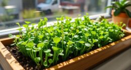 microgreens growing in 10 days