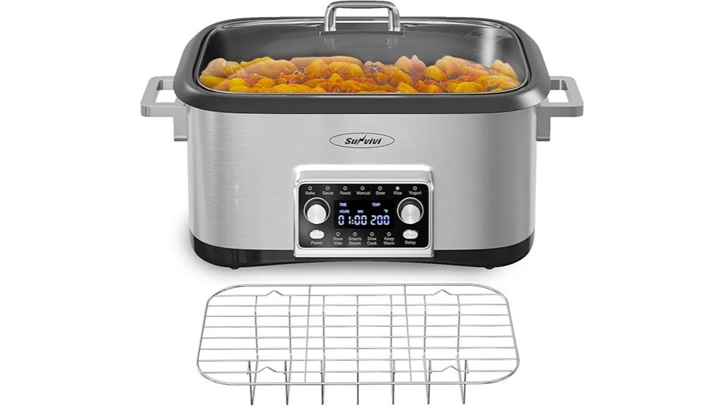 multiple function 8 quart cooker