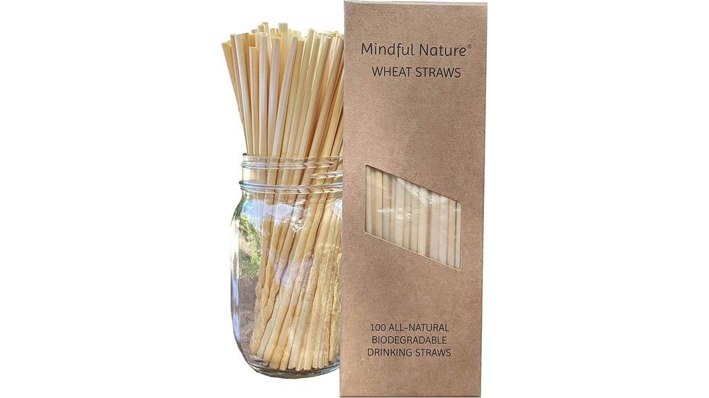 natural wheat straws