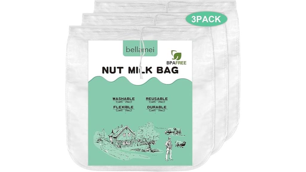 nut milk bags set
