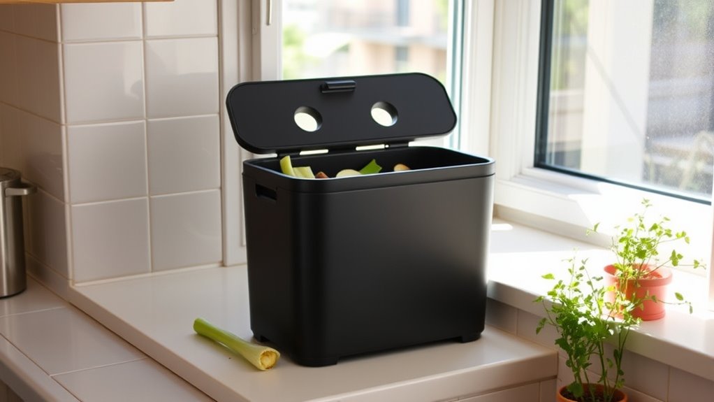 optimal compost bin placement