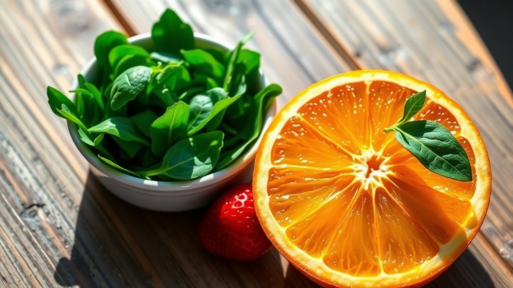 pair iron with citrus