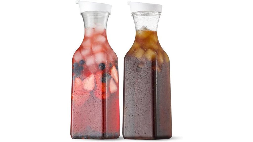 plastic 50 oz water carafe