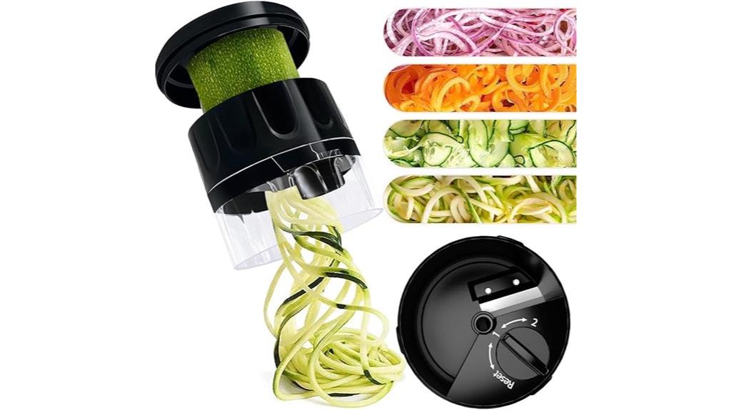 portable 3 in 1 spiralizer