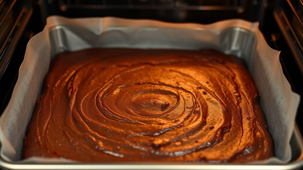 prepare pan and oven